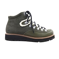 MERRELL Stiefel «Sugarloaf Mid Lace Cozy», wasserdicht im Retro-Look – olive