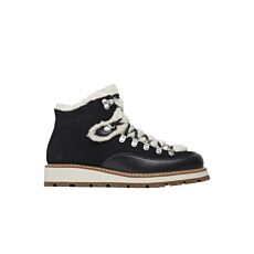 MERRELL Stiefel «Sugarloaf Mid Lace Cozy», wasserdicht im Retro-Look – schwarz