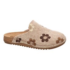 GEMINI Hausschuh Damen, atmungsaktiver Filz – beige