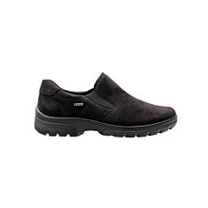 ARA Chaussure à enfiler femme, matière velours avec membrane GORE-TEX® – noir