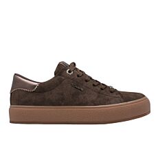 TAMARIS Sneaker Damen, Softmaterial-Mix mit Plateausohle