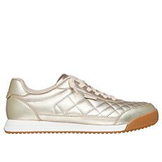 SKECHERS Sneaker Damen, wattiertes Softmaterial mit Memory Foam – gold