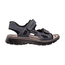 RIEKER Sandale à scratches avec voûte plantaire en microfibres