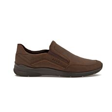 Ecco Schlupfschuh «Irving», aus Nubukleder mit Fluidform™ Sohle braun