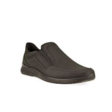 Ecco Schlupfschuh «Irving», aus Nubukleder mit Fluidform™ Sohle schwarz