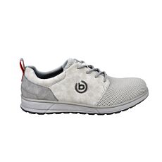 BUGATTI Herren-Schnürschuh, atmungsaktives Mesh blau