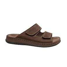 ROHDE Pantolette Herren, aus Nubukleder mocca