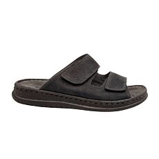 ROHDE Pantolette Herren, aus Nubukleder schwarz