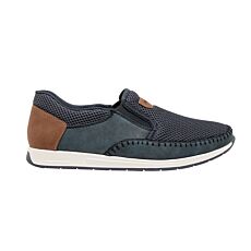 Rieker Schlupfschuh aus Mesh mit Elasteinsätzen blau
