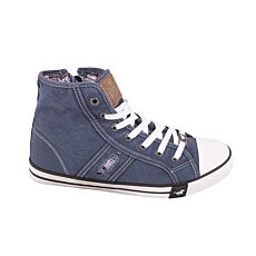MUSTANG Mid Cut Sneaker für Herren jeansblau