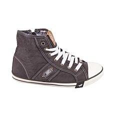 MUSTANG Mid Cut Sneaker für Herren schwarz-weiss