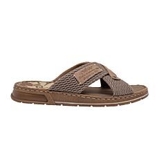 RIEKER Mule sportive pour homme, légère et respirante taupe