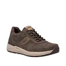 RIEKER Chaussure à lacets homme, matière souple – brun foncé