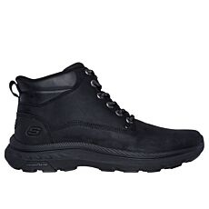 SKECHERS Slip-ins Botte homme, cuir avec doublure chaude – noir