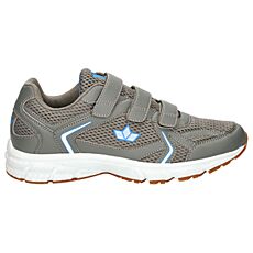 LICO Chaussure de loisirs femme et homme, textile en nylon avec fermetures autoagrippantes – gris