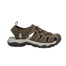 Sandales outdoor unisexes, avec laçage rapide et semelle antidérapante olive