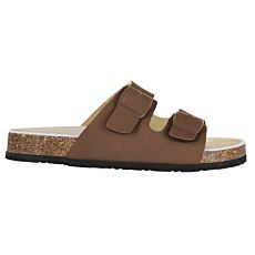 Tiefbett-Pantolette, unisex, anatomisches Fussbett braun