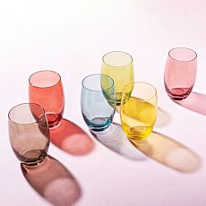 Lunasol Trinkglas-Set «Optima», 6 Stück, Multicolor