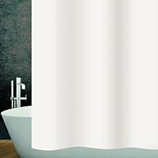 diaqua Textil-Duschvorhang «Basic», wasserabweisend, unifarben - weiss, 180x180 cm