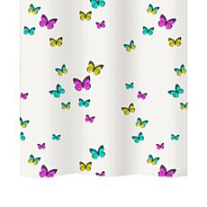 diaqua Textil-Duschvorhang «Papillon», wasserabweisend, Schmetterlings-Design, 180 x 180/200 cm