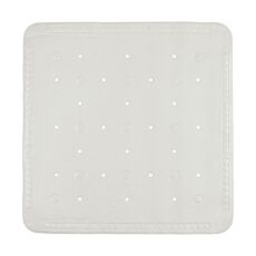 Tapis de douche diaqua «Smoothie», antidérapant, avec ventouses, blanc