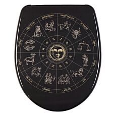 Abattant de WC diaqua «Zodiac», avec abaissement automatique et nettoyage facile