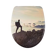 Abattant de WC diaqua «Adventure», avec abaissement automatique et nettoyage facile