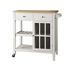 Chariot de cuisine «Ela», avec porte vitrée