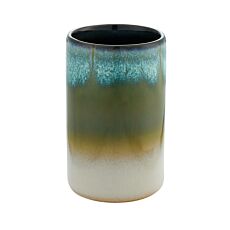 Gobelet à rinçage buccal Diaqua «Ruen», céramique, marron/aqua