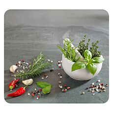 MAXIMEX Glas-Abdeckplatte «Kräuterküche», Multiplatte