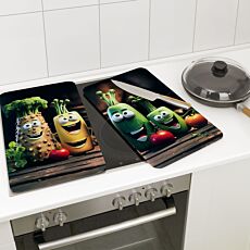 MAXIMEX Abdeckplatte 3-in-1 «Gemüse», 2er-Set