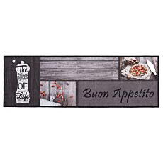 Küchenläufer «Buon Appetito», rutschfest und waschbar
