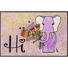 Paillasson Rollin'Art « Lucky Elephant », 50x75 cm
