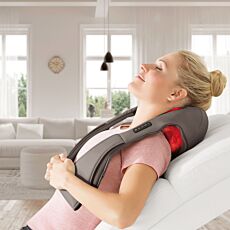 Vitalmaxx Akku-Massagegerät, Shiatsu-Knetmassage mit Wärmefunktion