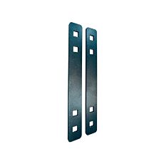 2er-Set Verbindungselemente für Kaminholzregal Modular, Metall Anthrazit