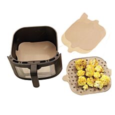 Frittierfolie-Set für Heissluft-Fritteuse Viereckig, 2-teilig, hitzebeständig bis 260ºC
