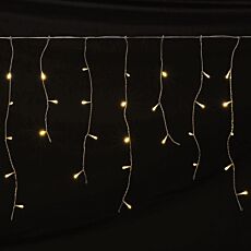 Rideau lumineux, 384 LED, 2,4x1,5 m, avec 8 modes d'éclairage et câble noir