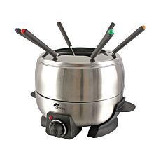 Service à fondue Ohmex, électrique avec plaque chauffante, 2 l, avec 6 fourchettes