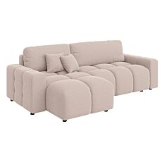 Ecksofa «Lucky» mit Bettfunktion, komfortabel und platzsparend