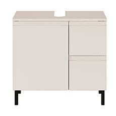 Waschbecken-Unterschrank «Silas», mit Schubladen und Türdämpfung beige