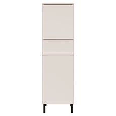 Badezimmerschrank «Silas», mit Türdämpfung und Schublade mit Selbsteinzug beige
