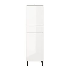 Badezimmerschrank «Silas», mit Türdämpfung und Schublade mit Selbsteinzug weiss