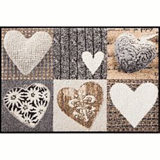 Türvorlage «Alpenglück Herzen», 50x75 cm