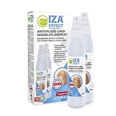 Spray antimycosique IZA Effect pour pieds et ongles. Duo, 2x100 ml, antibactérien, pour peau et ongles