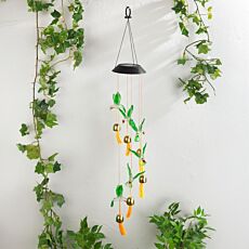 Carillon éolien LED « Colibri », à énergie solaire avec clochettes sonores