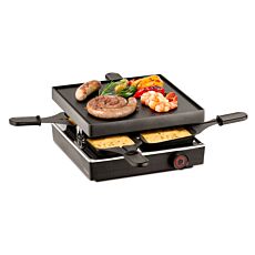 Trisa Raclette-Grill Style 4, für 4 Personen, mit Alugussplatte