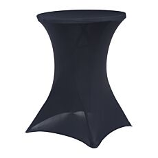 Housse pour table haute Ø 80 cm, extensible jusqu'à 110 cm, lavable