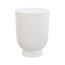 Table d'appoint en matériau minéral – 41,5x54,5 cm