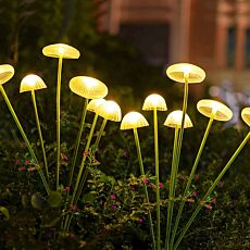 LED-Solar-Dekolampe Jellyfish, 2er-Set