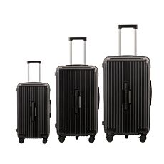 Lot de valises « Sydney », 3 pièces, avec serrure à code et 4 roulettes doubles